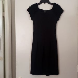 NWOT - Mango Black Midi dress